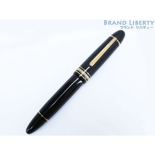 モンブラン(MONTBLANC)の美品 モンブラン マイスターシュテュック 149 万年筆 なで肩 ブラック ゴールド金具 14C 14K AU585 115384 10575(ペン/マーカー)