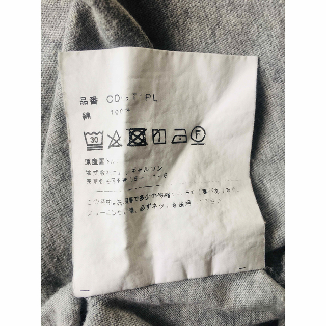 COMME des GARCONS(コムデギャルソン)の【★人気★名作★希少★メンズM！】コムデギャルソンシャツ グレー 長袖 Tシャツ メンズのトップス(Tシャツ/カットソー(七分/長袖))の商品写真