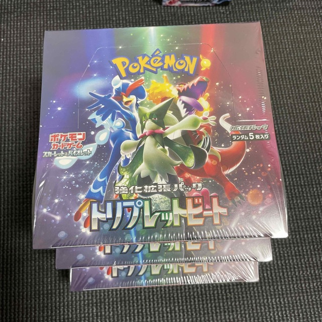 ✨新品未開封✨ ポケモンカード　トリプレットビート  シュリンク付き BOX