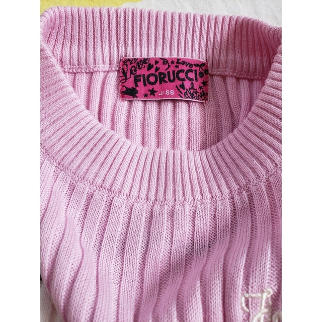 Fiorucci(フィオルッチ)の春ニット　140　フィオルッチ キッズ/ベビー/マタニティのキッズ服女の子用(90cm~)(ニット)の商品写真