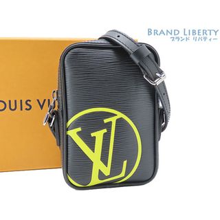 ルイヴィトン(LOUIS VUITTON)の新品同様 ルイヴィトン エピ LVサークル ダヌーブ PM 斜め掛け ショルダーバッグ ショルダーポーチ ポシェット フォンポーチ M55120(ショルダーバッグ)