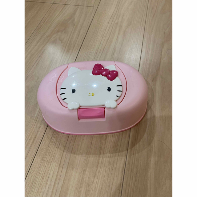 お尻拭きケース　キティー キッズ/ベビー/マタニティのおむつ/トイレ用品(ベビーおしりふき)の商品写真