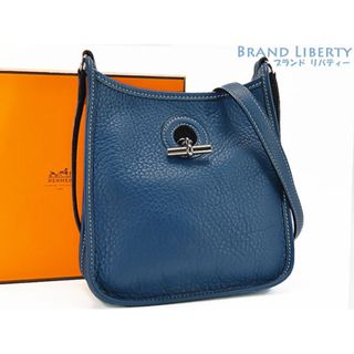エルメス(HERMES)の激レア美品 エルメス ヴェスパ TPM 斜め掛けショルダーバッグ メッセンジャーバッグ ポシェット ブルータラサ トリヨンクレマンス(ショルダーバッグ)