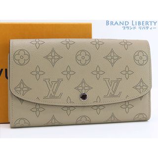 ルイヴィトン(LOUIS VUITTON)の超美品 ルイヴィトン マヒナ ポルトフォイユ イリス 二つ折り長財布 ガレ ベージュ M60144(財布)