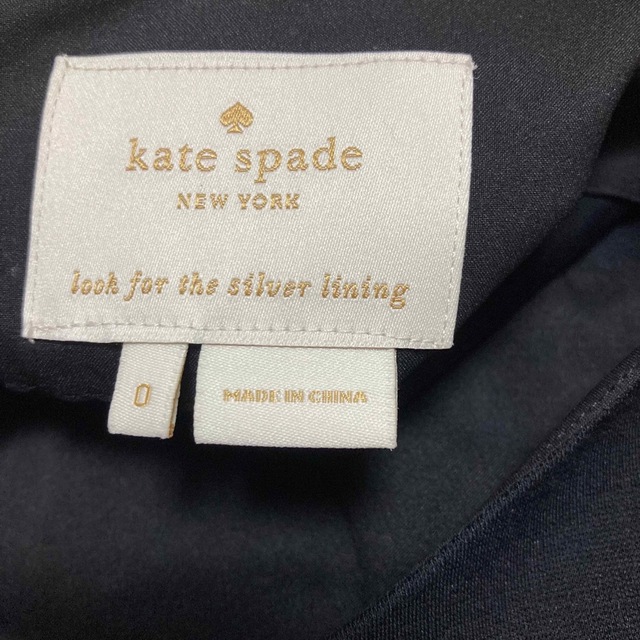 kate spade new york(ケイトスペードニューヨーク)のケイトスペード　ブラックワンピース レディースのワンピース(ひざ丈ワンピース)の商品写真