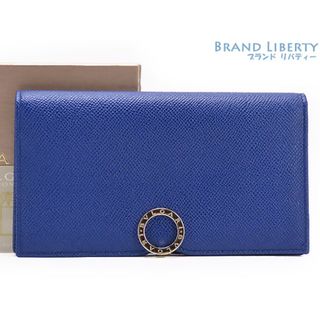 2種類選べる BVLGARI BVLGARI 36317 ブルガリ 長財布 型押レザー