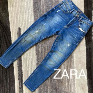 ZARA MAN ドリッピング スキニー 30 S 38 メンズ