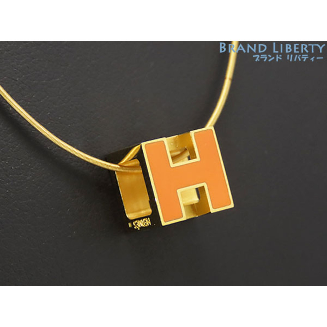 送料サービス 美品 エルメス カージュアッシュ Hキューブ ネックレス