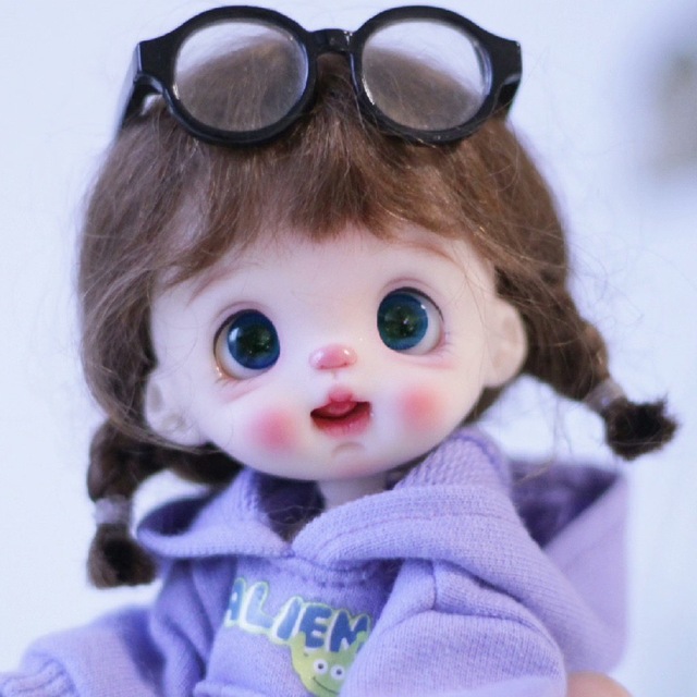 オビツ11ドール創作人形ob11ドール粘土ドールヘッドのみ人形