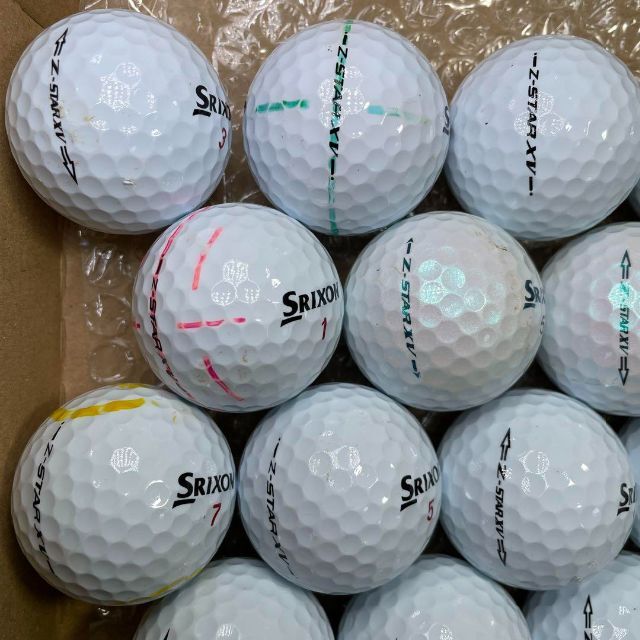 Srixon(スリクソン)のロストボールゼットスターxv『28球』SRIXON ⑧ ※おまけtee付き※ スポーツ/アウトドアのゴルフ(その他)の商品写真