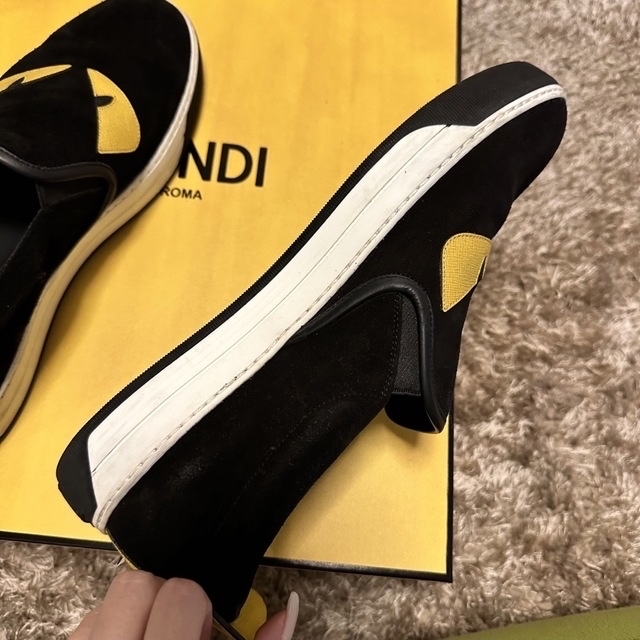 FENDI フェンディ モンスター バグズアイ スリッポン スタッズ 【本物