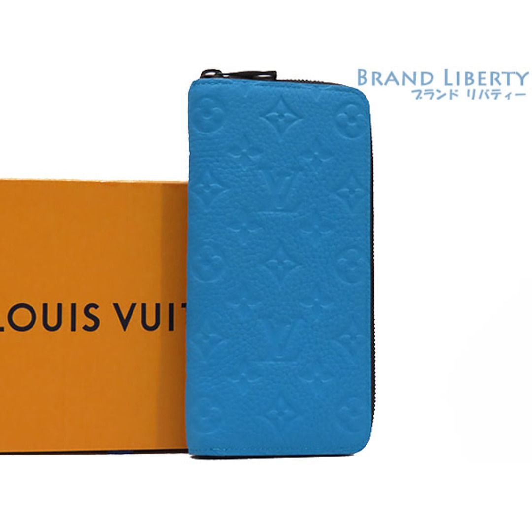 LOUIS VUITTON(ルイヴィトン)の激レアほぼ新品 ルイヴィトン モノグラム トリヨン ジッピーウォレット ヴェルティカル 長財布 ターコイズ ブルー M69048 メンズのファッション小物(長財布)の商品写真