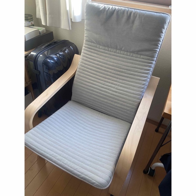 IKEA(イケア)のIKEA ポエング  グレー インテリア/住まい/日用品の椅子/チェア(ロッキングチェア)の商品写真