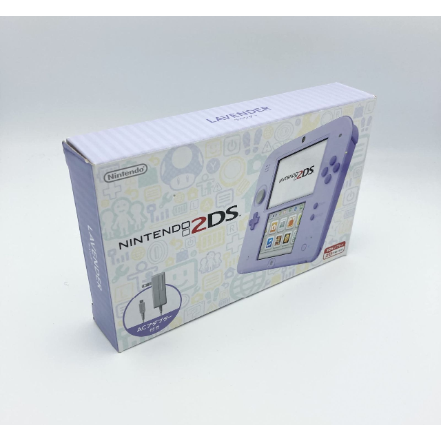 ニンテンドー2DS(ニンテンドー2DS)の中古セール Nintendo ニンテンドー2DS ラベンダー　箱付き エンタメ/ホビーのゲームソフト/ゲーム機本体(携帯用ゲーム機本体)の商品写真