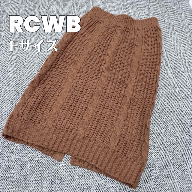 RODEO CROWNS WIDE BOWL(ロデオクラウンズワイドボウル)のRCWB♡ニットスカート レディースのスカート(ひざ丈スカート)の商品写真