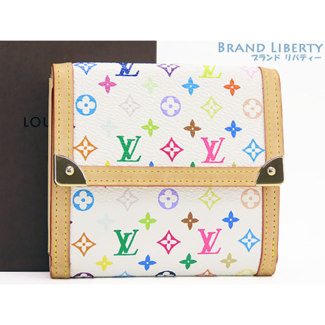 LOUIS VUITTON(ルイヴィトン)の未使用 ルイヴィトン モノグラムマルチカラー ポルトモネ ビエカルト クレディ Wホック財布 両面財布 コンパクト財布 ブロン M92983 レディースのファッション小物(財布)の商品写真