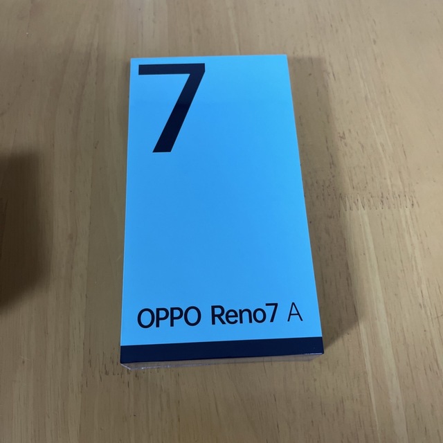 新品未開封　OPPO  Reno7 A  スターリーブラック SIMフリー