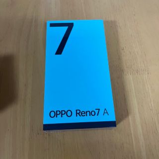 オッポ(OPPO)の新品未開封　OPPO  Reno7 A  スターリーブラック SIMフリー(スマートフォン本体)