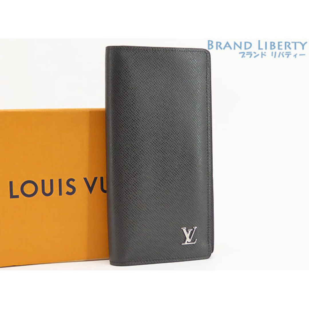 LOUIS VUITTON - ほぼ新品 ルイヴィトン タイガ ポルトフォイユ ブラザ 二つ折り長財布 ノワール ブラック M30285