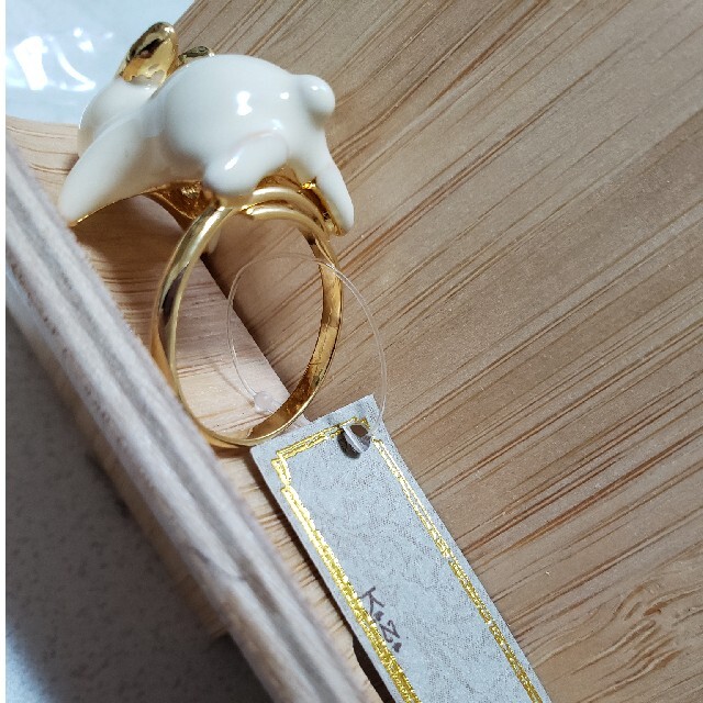 KAZA(カザ)のうさぎさん 指輪 リング かわいい 個性的 お値下げ レディースのアクセサリー(リング(指輪))の商品写真