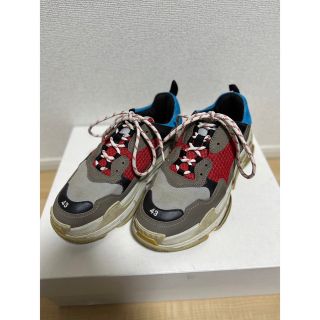 バレンシアガ(Balenciaga)のBalenciaga TripleS Grey Red Blue スニーカー(スニーカー)