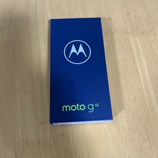モトローラ(Motorola)の新品未開封　MOTOROLA moto g32 ミネラルグレイ PAUV00(スマートフォン本体)