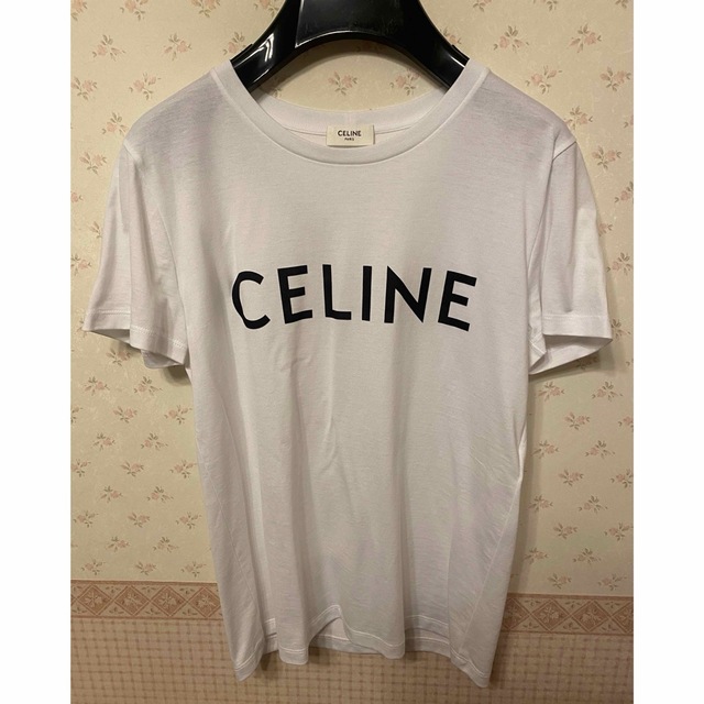 トップス新品未使用　celine  ロゴTシャツ