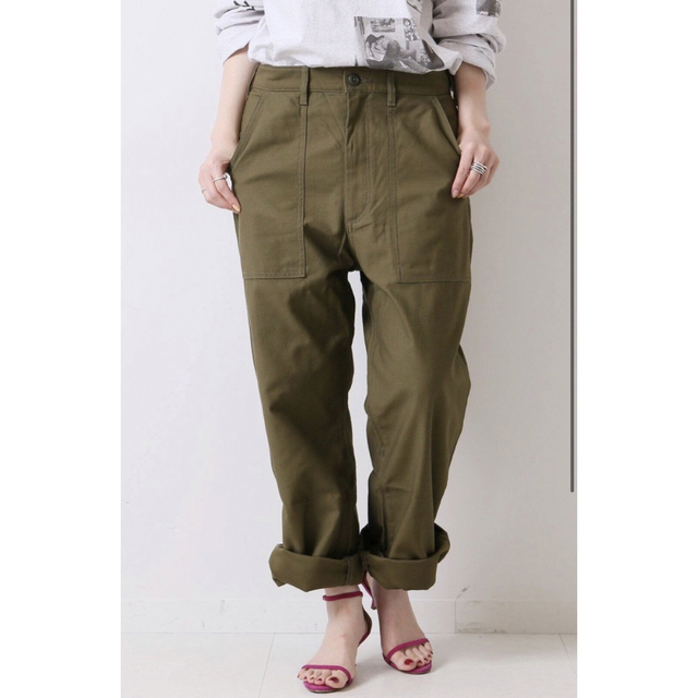 Spick & Span(スピックアンドスパン)のガンホー FATIGUE TROUSER　L レディースのパンツ(ワークパンツ/カーゴパンツ)の商品写真