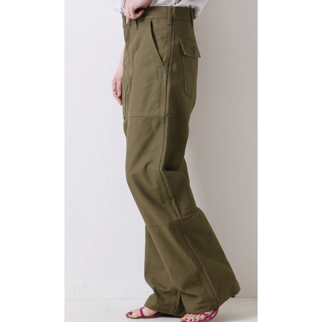 Spick & Span(スピックアンドスパン)のガンホー FATIGUE TROUSER　L レディースのパンツ(ワークパンツ/カーゴパンツ)の商品写真