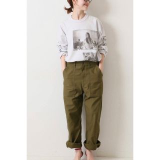 スピックアンドスパン(Spick & Span)のガンホー FATIGUE TROUSER　L(ワークパンツ/カーゴパンツ)