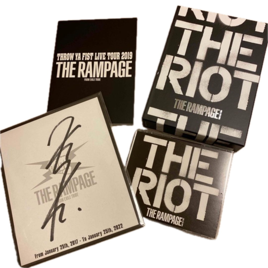 THE RAMPAGE   THROW YA FIST DVDとおまけ