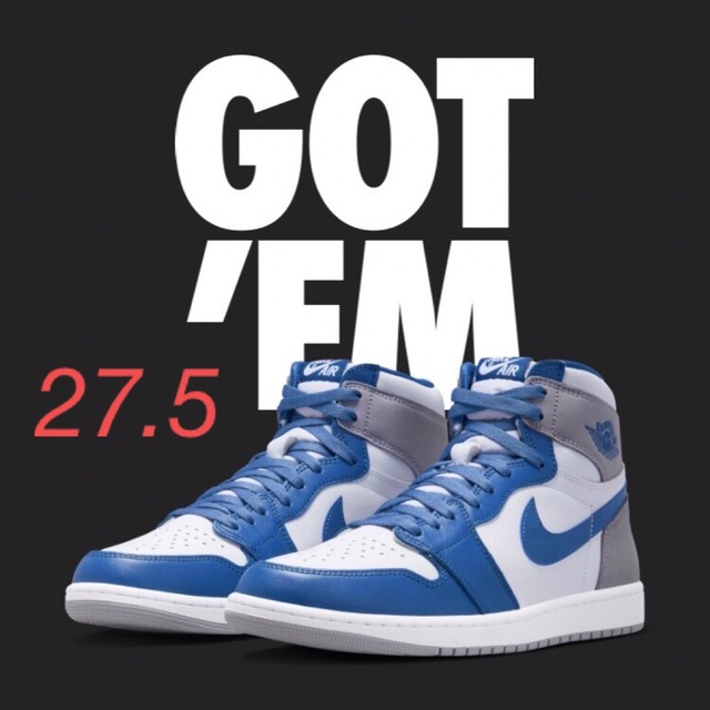 NIKE(ナイキ)のNike Air Jordan 1 High OG "True Blue" メンズの靴/シューズ(スニーカー)の商品写真