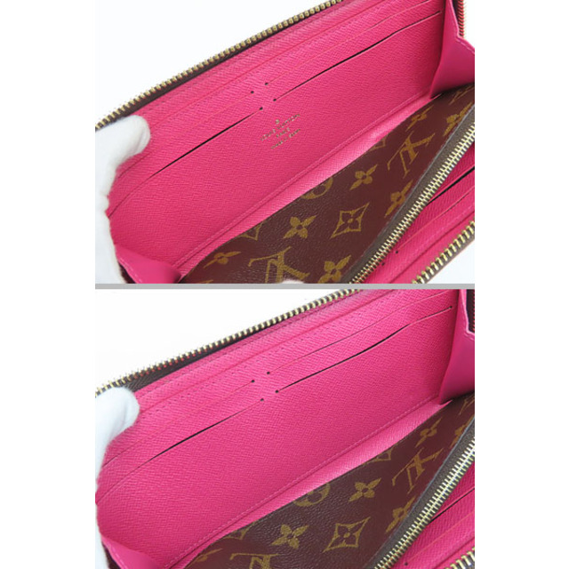 ルイ ヴィトン モノグラム ポルトフォイユクレマンス M64201 ピンク