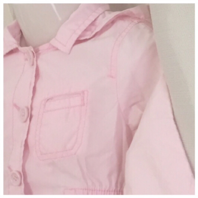 GAP(ギャップ)のGAP ベビーパーカー ピンク(90) キッズ/ベビー/マタニティのキッズ服女の子用(90cm~)(その他)の商品写真