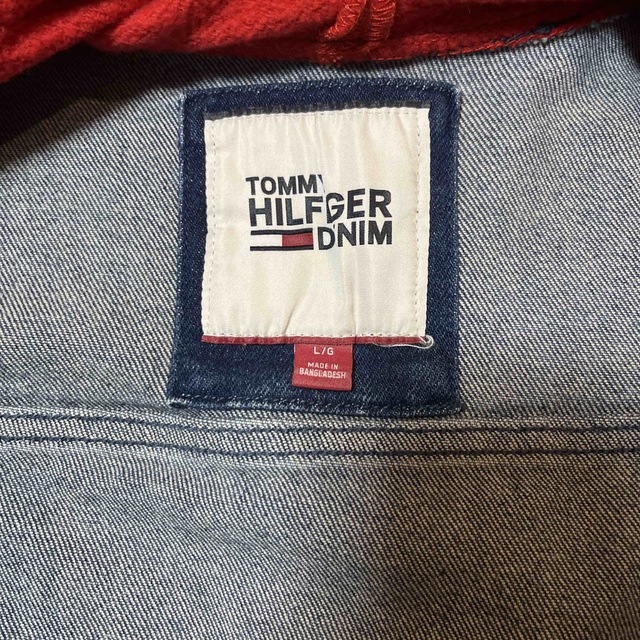 TOMMY HILFIGER(トミーヒルフィガー)のTOMMY HILFIGER Gジャン　Lサイズ レディースのジャケット/アウター(Gジャン/デニムジャケット)の商品写真