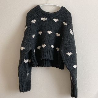 NKNIT ンニット short ♡︎pattern knit ハート ニットの通販 by miffy's