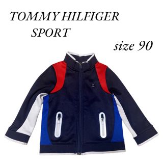 トミーヒルフィガー(TOMMY HILFIGER)のTOMMY HILFIGER SPORT   ネイビージャンパー　size 90(ジャケット/上着)