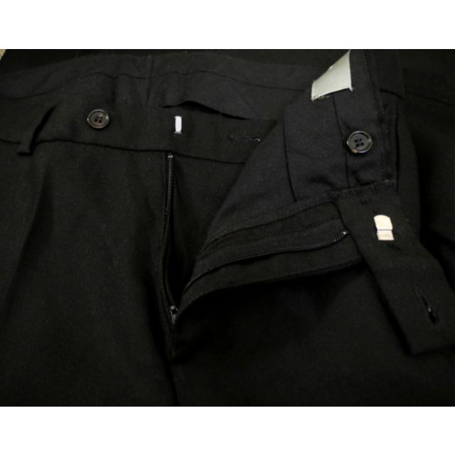 DIOR HOMME(ディオールオム)の美品◆Dior ディオールオム ストレッチ混 クロップド スラックス パンツ 黒 メンズのパンツ(スラックス)の商品写真