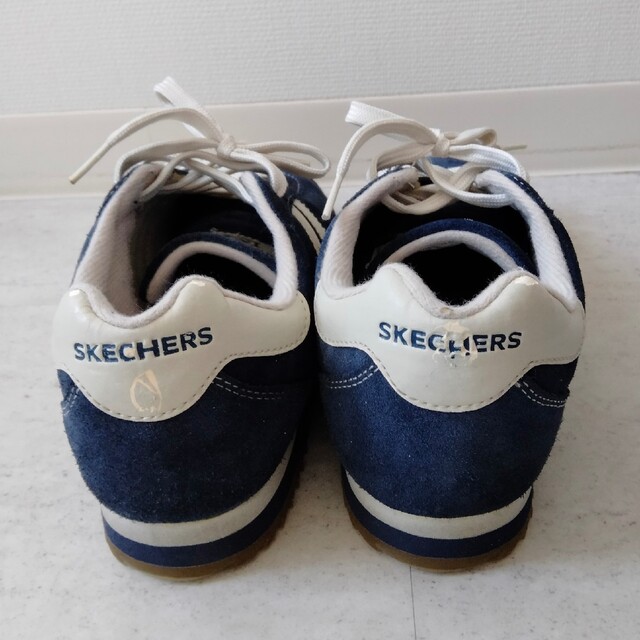 SKECHERS(スケッチャーズ)のSKECHERS スケッチャーズ　スニーカー　25㎝　ネイビー メンズの靴/シューズ(スニーカー)の商品写真