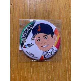 WBC 侍ジャパン ガチャ 缶バッチ　中村選手(スポーツ選手)