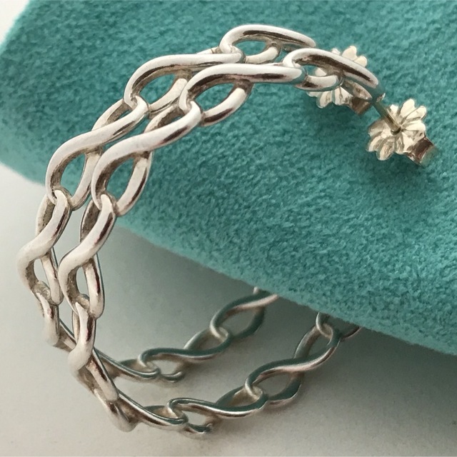 Tiffany ラージインフィニティフープピアス 希少