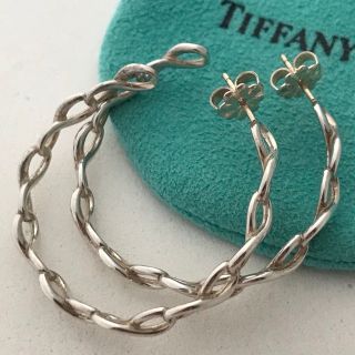 期間限定３０％ＯＦＦ！ Tiffany ラージインフィニティフープピアス