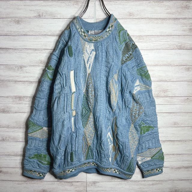 入手困難!!】COOGI ✈︎立体ニット 3Dニット ゆるだぼ 肉厚 ベスト