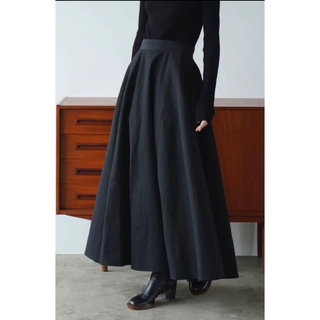 クラネ(CLANE)の(GW値下)clane volume flare maxi skirt(ロングスカート)