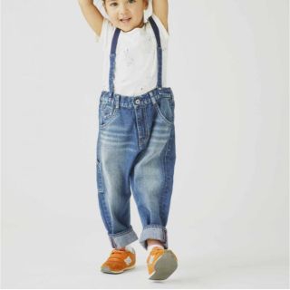 ジョンブル(JOHNBULL)の新品 Johnbullサスペンダーワークパンツ 120〜130 子供用(パンツ/スパッツ)