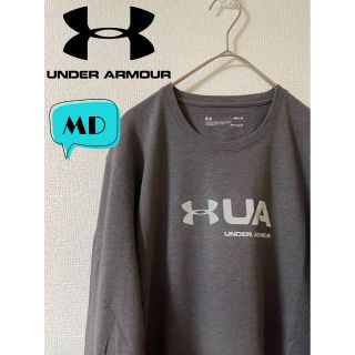 アンダーアーマー(UNDER ARMOUR)のUNDER ARMOUR アンダーアーマー　中央ロゴ　ロングスリーブTEE MD(Tシャツ/カットソー(七分/長袖))