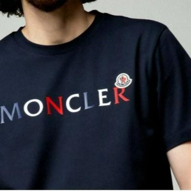 MONCLER - モンクレール Tシャツ 半袖 メンズ MONCLER ブランド ロゴ ...