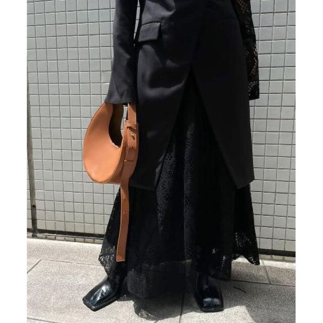 Ameri VINTAGE - 完売新品 AMERI UND SUIT DOCKING LACE DRESS 黒の