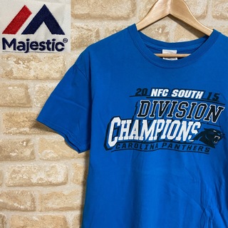 マジェスティック(Majestic)のK33 majestic 古着 Tシャツ プリントTシャツ ブルー(Tシャツ/カットソー(半袖/袖なし))