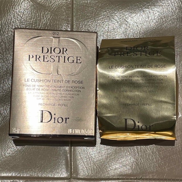 DIOR プレステージ　ル　クッション　タンドゥローズ　012 リフィルファンデーション